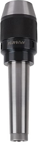 Gearwell Mandrin de perçage, APU16-MTB4 Mandrin auto-serrant sans clé 1-16 mm MT4 Morse Taper Arbor pour fraiseuse tour contre-pointe perceuse presse