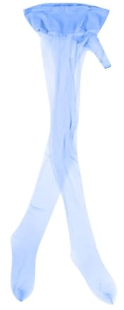 Genérico Collant Ultra Sottile Uomo 0D Nylon Lucido Leggings Sexy Collant con Borsa Gonfiata Lingerie Sissy Trasparente Leggings Lunghi Compressione, blu, Taglia unica