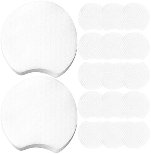 Tofficu Make Up Pads Kompakt und Tragbar 2400 Stück aus Vliesstoff Vielseitige Gesichtsreinigungspads Weiße Abschminkpads für Empfindliche Haut für Reise und Zuhause