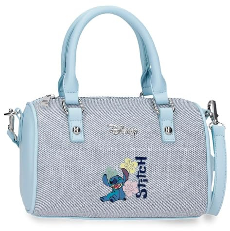 Joumma Disney Tiki Stitch Bolso Bowling Denim 21x10x12 cm PU y Poliéster