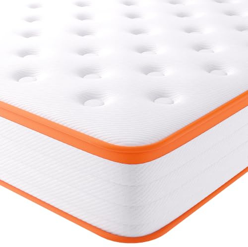 TeQsli Small Double Mattress 4FT, 18cm Hybrid Pocket Sprung Mattress Small Double - Medium Firm - Ideal for Guest Beds - OEKO-TEX Certified Fabric 120x190x18 cm