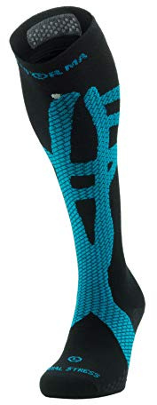 Enforma TIBIAL STRESS TAPE SOCKS (CALZA LUNGA SUPPORTO POLPACCIO E TIBIA PREVENZIONE PERIOSTITE) - NERO - M (39-41)