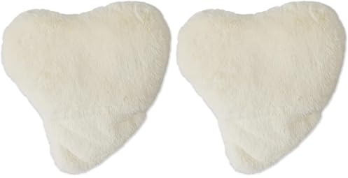 Bucky Hot & Cold Therapy Spa Collection, Ultra Luxe Heart Warmer, Plush Cream (Pack of 2)