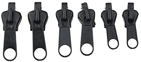 6 Stück Reißverschluss-Reparaturset Metall Instant Fix Zipper Repair Kit Ersatz Zip Slider Zähne Reißverschlüsse Ersatzteile Reißverschluss Zipper Für Jacken Taschen Zelte Gepäck Schlafsack