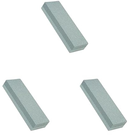 Schleifstein grob und fein, 15cm x 5cm x 2.5cm (Packung mit 3)