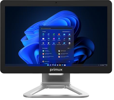 Genérico Ordenador All in One Táctil | Pantalla 16.1 Full HD IPS | Core i3-12100 | 8 GB RAM | SSD 128 GB | Windows 11 Pro | Blanco | Cámara 3 MP | WiFi 6 | 6X USB | HDMI | Bluetooth 5.2