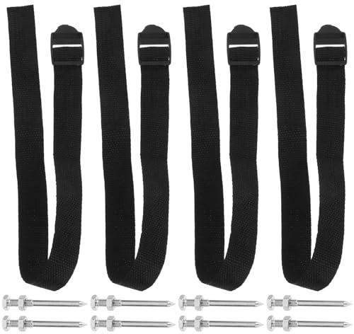 Sewroro Zapatos Aireadores para Césped Correas Ajustables y Clavos de 58 MM Accesorios para Aireador Manual de Jardín Suministro de Estacas para Aireación de Suelo Set 34 Piezas