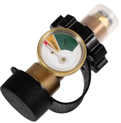 FUNOMOCYA Reducing Regulator Connector Gas Regulator Gas Bottle Adaptor Metal Material Safety Auto Shutdown Easy Install