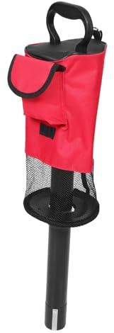 BCOATH 1pc Golf Ball Picker Upper Tube Portable and Sturdy Golf Retriever for Collection Easy Disassembly for Convenient Carrying and Plastic Construction Red