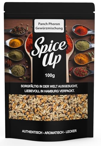 Spice Up Panch Phoron Gewürzmischung 100g – Original bengalische 5-Gewürz-Mischung – Aromatisch, intensiv & 100 % naturrein – Für indische, nepalesische & ayurvedische Küche