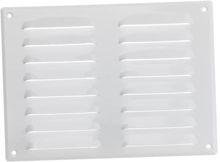 260x190mm Griglia di Ventilazione con Zanzariera - Griglie D'Aerazione in Metallo - Acciaio, Bianca
