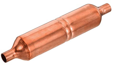 sourcing map Flüssigkeitsleitung Kupferfilter, 9.68mm ID ID Schmutzfilter für Klimaanlage, Wärmepumpe, Warmwasserbereiter, Kühlschrank, HLK-Kühlsystem