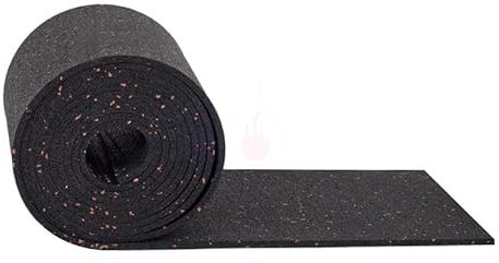 notlok Safety Work - Esterilla Antideslizante para Transporte [ 5 m x 250 mm x 8 mm ] | Esterilla Protectora en Rollo | Rollo de Almohadillas de terraza, Alfombrilla de Goma, Lavadora, granulado de