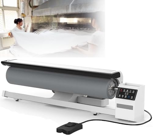 Prensa de vapor resistente, máquina de planchar giratoria de 2950 W con temperatura ajustable y múltiples funciones de vapor, pedal de pie para un planchado eficiente