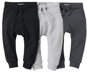 NEXT Ragazzo Confezione da 3 Pantaloni da Jogging Super Skinny Mono 9 Mesi-12 Mesi