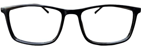 SUUM - Lesehilfe Brille mit Sehstärke | Lesebrillen Damen und Herren, Bildschirmbrille mit Blaulichtfilter Brille Damen und Herren - Lesebrille 2,5 Dioptrien - Glänzendes Schwarz