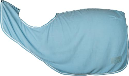 HH Ausreitdecke Fleece türkis/hellblau M (115-125cm)