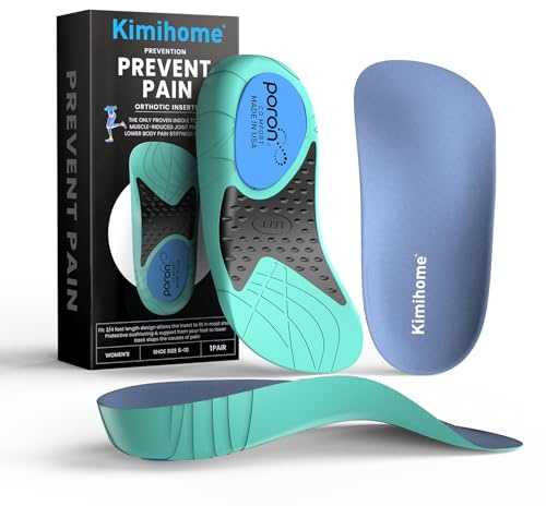 Inserts para fascitis plantar para el dolor en el talón - Cojines ortóticos para pies planos, espolones calcáneos y tendinitis de Aquiles.