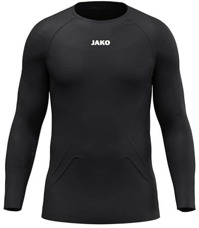 JAKO Unisex Longsleeve-Shirt Lightweight, schwarz, M