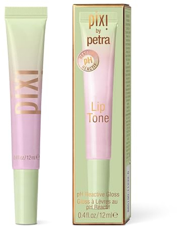 Pixi Beauty LipTone | Farbton: PinkPatina | pH-reaktiver Lipgloss | Spiegelnder Glanz & Individueller Farbton | 0,4 fl oz/12 ml