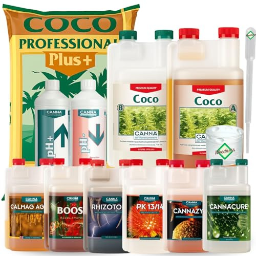 Weedness Canna Coco Prof. Plus 50 L COCOSET XL – Gödningsmedel set coco XL