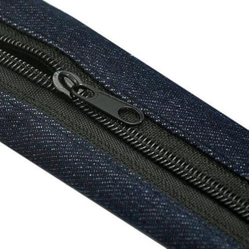 Gaine de câble de torche soudée bleue avec chaîne de traction pour torches à refroidissement par air série #9 et #17, 4,5 cm de large, flexible pour soudage TIG/MIG (4 mètres)