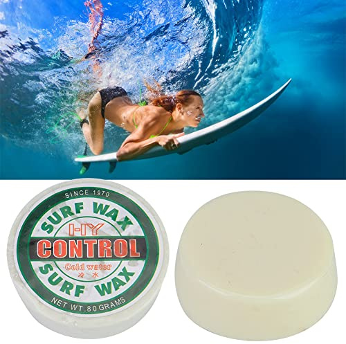 YUEHISY Surfvax, Basvax för Surfbräda Anti-Slip, 5 Temperaturalternativ, Alla årstider för Nybörjare och Proffs, Kompakta Surftillbehör för Grepp