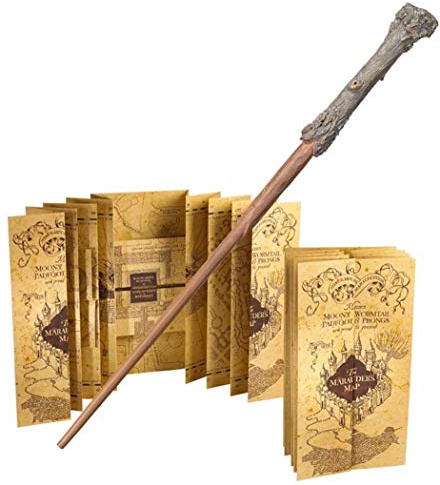 The Noble Collection Baguette Harry Potter et Carte du Maraudeur