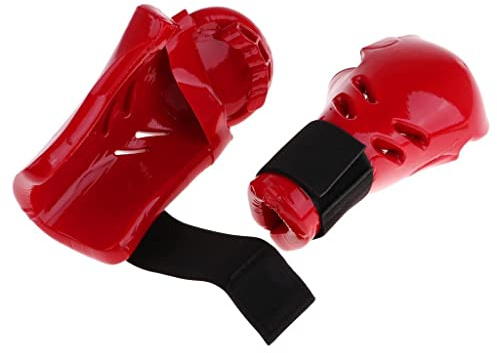 simhoa Kids Child Karate Punching Boxing Gloves Mitts, Martial Arts, Taekwondo, MMA - Red S