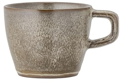 Bloomingville Nohr Tasse, Braun, Steingut, T7,5xH6,5 cm, 150 ml