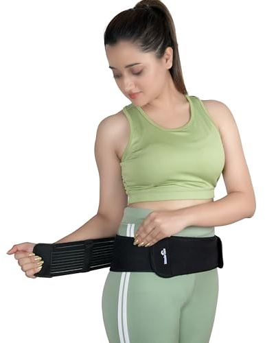 Wonder Care Pack of 1 Sacroiliac Belt Women And Men Si Joint Belt Dual Elastic| Lower Back Pain Brace Support Belt| Lumbar pelvic leg, and hip Brace for sciatica pain relief Regular (32-47)