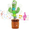 SOMUSICTY Talking Cactus Toy, Singing Dancing, Repeats What You Say, Interactive Baby Cactus Toy, Voice Recording, Light-up Sensory Plush Toys Gifts for Boys Girls Kids Age 1 2 3 4