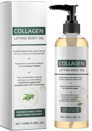 Huile Corporelle Liftante Au Collagène,Huile Corps Au Collagène Pour Femmes,Firmea Collagene Creme Corps,Collagen Lifting Body Oil,Anti Cellulite,Raffermissante,Hydratante,Atténue Les Ridules,Illumine
