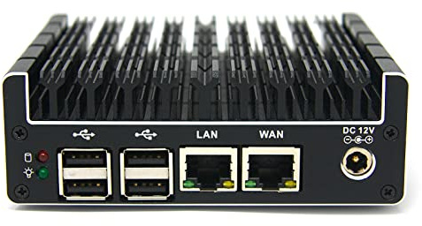 Protectli Vault FW2B - 2 Port, Firewall Micro Appliance/Mini PC - Intel Dual Core, AES-NI, 8GB RAM, 120GB mSATA SSD - Compatible with pfSense/OPNsense