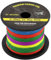 Stork Revolution, 12-Fach geflochtene Premium Angelschnur 600m (Multicolor, 17.6 kg / 0.22 mm)