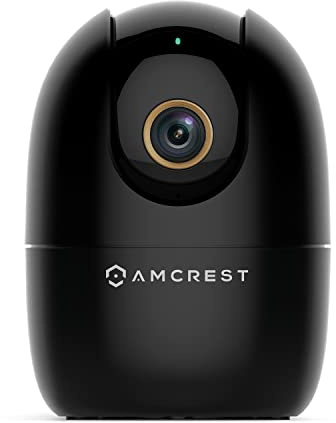 Amcrest 4MP WiFi Camera Indoor, Dog Camera, Sound & Baby Monitor, Human & Pet Detection, Motion-Tracking, w/ 2-Way Audio, Pan/Tilt Wireless IP Camera, Night Vision, Smart Home ASH41-B