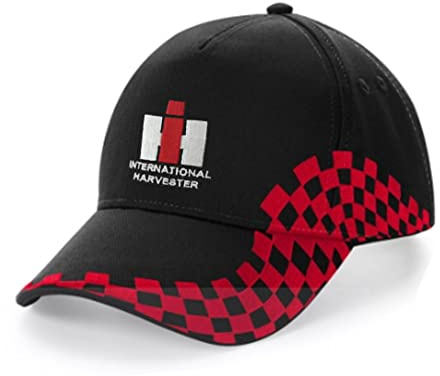 Bimaxx IHC Int. Harvester Grand Prix Oldtimer Kappe Herren Klettverschluss Einheitsgröße | Schwarz