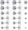 6 Paare Damen Silber Ohrstecker Ohrringe Set Diamant für Mädchen Herren Edelstahl Hypoallergen Ohrringe Cubic Zirkonia Brilliant Ohrringe Ohrstecker Schmuck Geschenk 3-8mm