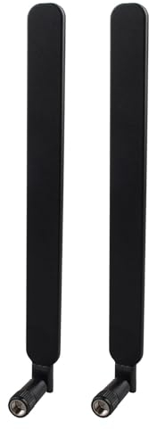 Futheda 2 Piezas Antena 4G LTE SMA Macho Antena 8dBi para Orange Vodafone Huawei Netgear ZTE 4G LTE Router Gateway Teléfono de Casa Módem Celular Router Gateway Trail Cámara