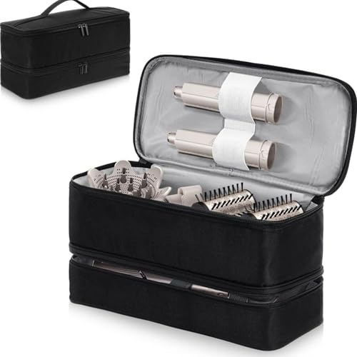 Double-Layer Carrying Case for Shark FlexStyle/Dyson Airwrap Styler and Attachments
