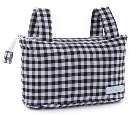 mi bollito - Bolsa Organizadora Pocket de Cochecitos para Mamá, Bolsa Carrito Bebe, Multifuncional de Gran Capacidad para almacenar. (Negro)