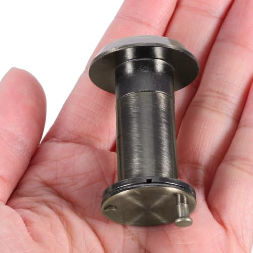SUPVOX Visionneuse de Porte Intérieure en Alliage de Zinc avec Angle de Vision 220 Degrés et Couvercle de Confidentialité, Protection Anti-regard pour Maison et Hôtel