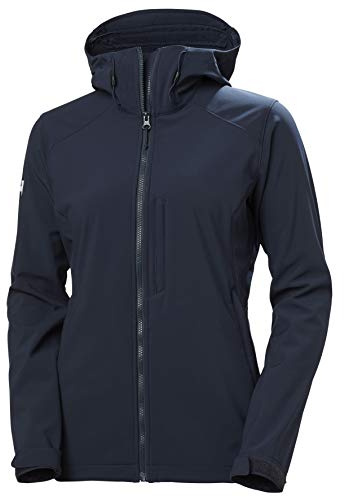Helly Hansen Damen W Paramount Hood Softshell Jkt, Marineblau, S