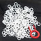 200pcs Rubber O-Ring Keyboard Switch Dampeners Make Your Mechanical Keyboard Quieter with Keycap Remover Suitable for Cherry MX Key Kit Dampers 40A-L-0.2mm Reduction (Transparent)