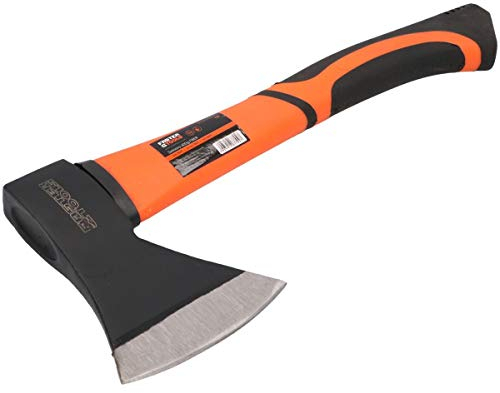 Profi Beil Axt mit Fiberglasstiel 600 g Spaltaxt Holzspalter Spaltbeil