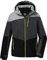 Killtec Jungen Ksw 161 Bys Jckt Skijacke Funktionsjacke mit Kapuze und Schneefang, graumelange, 152 EU