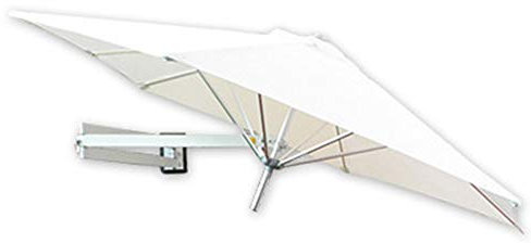 DSFEG Parasols Patio de Parasol de Jardin Parasols, parasols en Aluminium Mural télescopique - Parapluie de Balcon extérieur inclinable, 7 Pieds / 8 Pieds (Taille: 2,5 m / 8 Pieds) Parasols