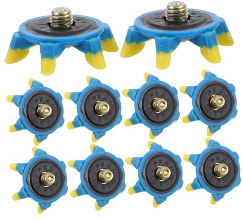 TOBBOMEY 10piezas Clavos De Golf Unidades Duraderos Cómodos Swing Reemplazo Rápido Adecuado para Césped y