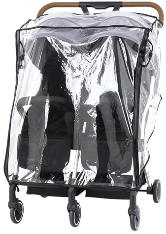 Cubierta De Lluvia Para Cochecito - Impermeable Transpirable Y Resistente Al Viento - Cubierta De Polvo De Cochecito De Jogging - Para Invierno Verano Exterior Compras Acampar