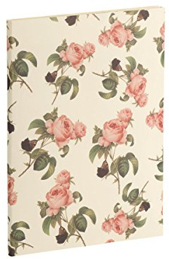Rössler Papier 1173524000 - Confezione di cancelleria “Rose pattern”, 185 x 250 mm, 10 fogli e 10 buste